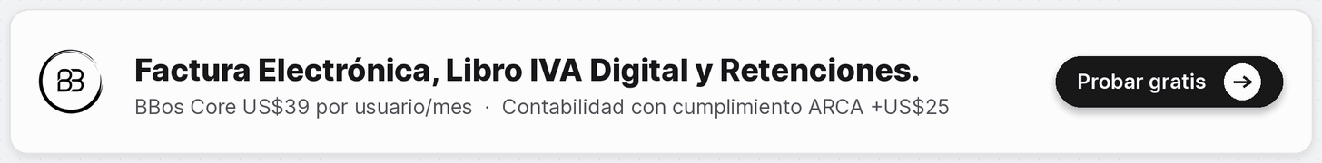 BBos — software de facturación electrónica y gestión para empresas argentinas