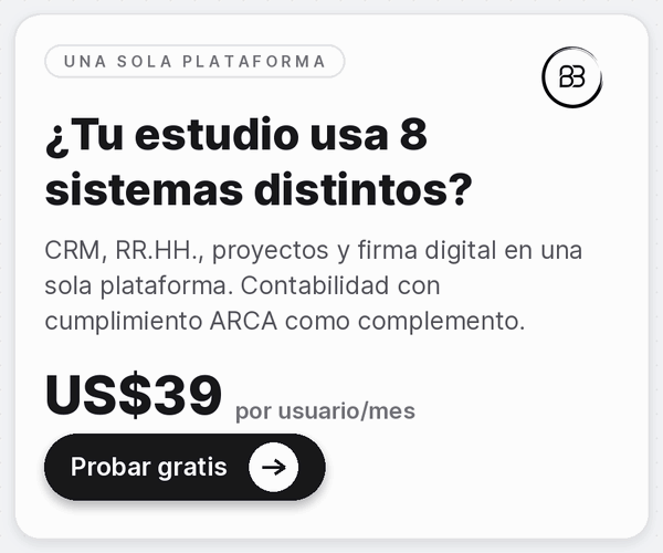 BBos — CRM y ERP con facturación e integración ARCA/AFIP